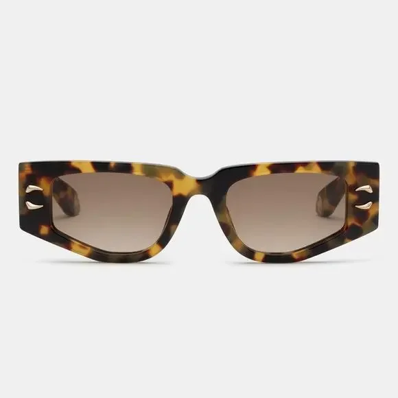 New! Roberto Cavalli SRC057M 0777 Chic Havana Sunglasses, Authentic